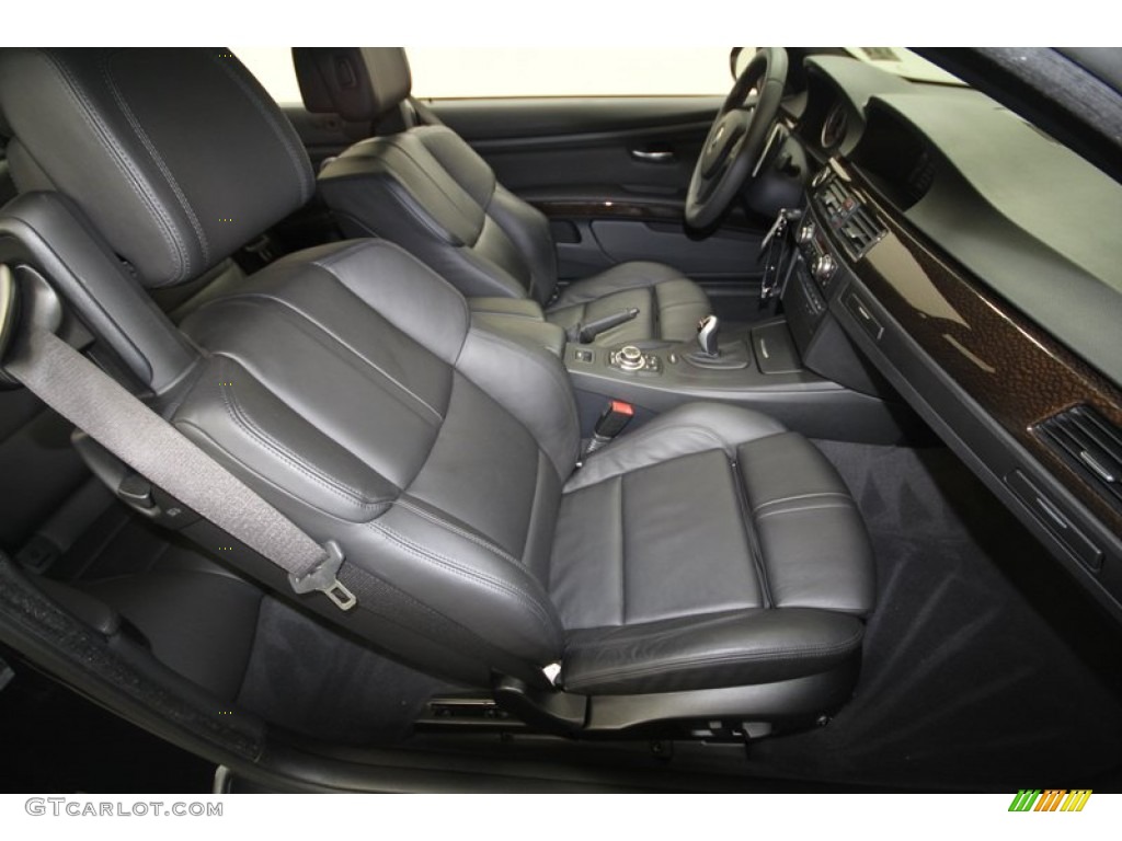 Black Novillo Interior 2010 BMW M3 Convertible Photo #69912326