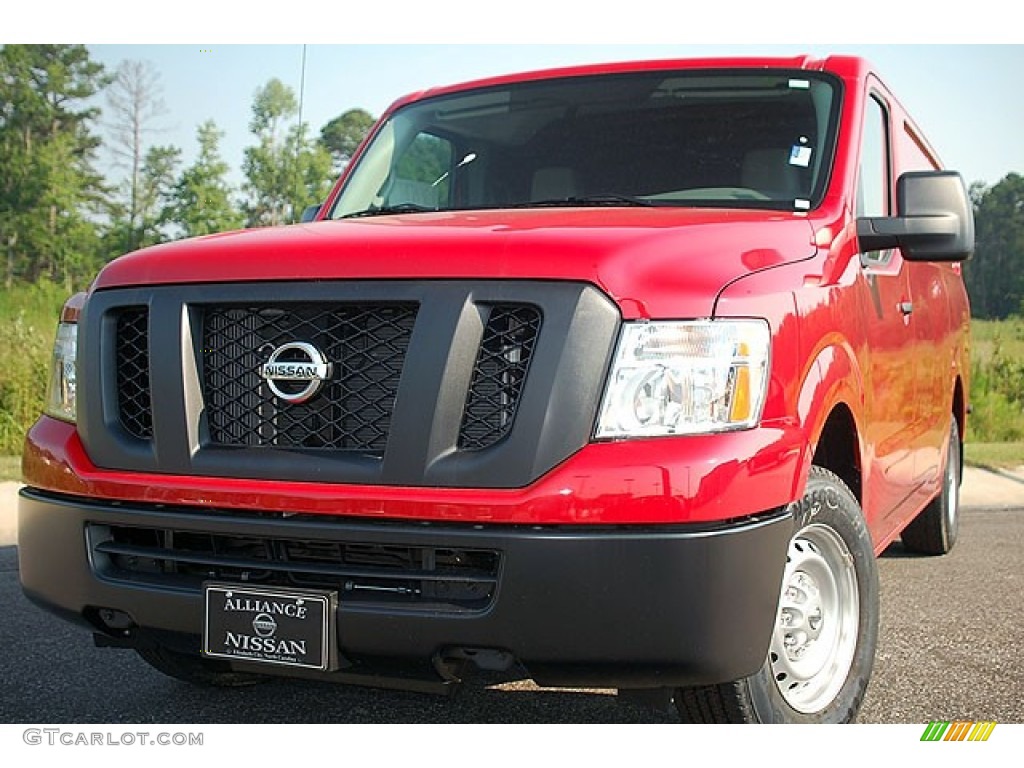 2012 NV 1500 S - Red Alert / Charcoal photo #1