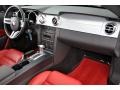 Red/Dark Charcoal 2006 Ford Mustang GT Premium Coupe Dashboard