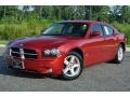 2009 Inferno Red Crystal Pearl Dodge Charger R/T  photo #1