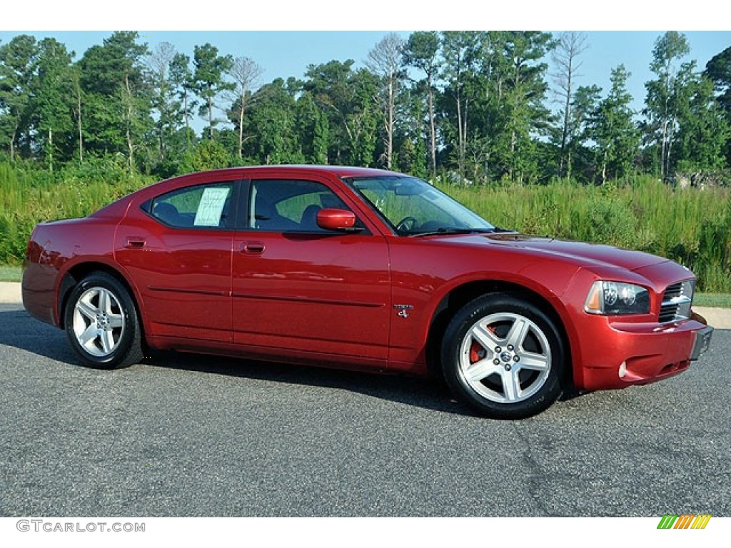 Inferno Red Crystal Pearl 2009 Dodge Charger R/T Exterior Photo #69914474