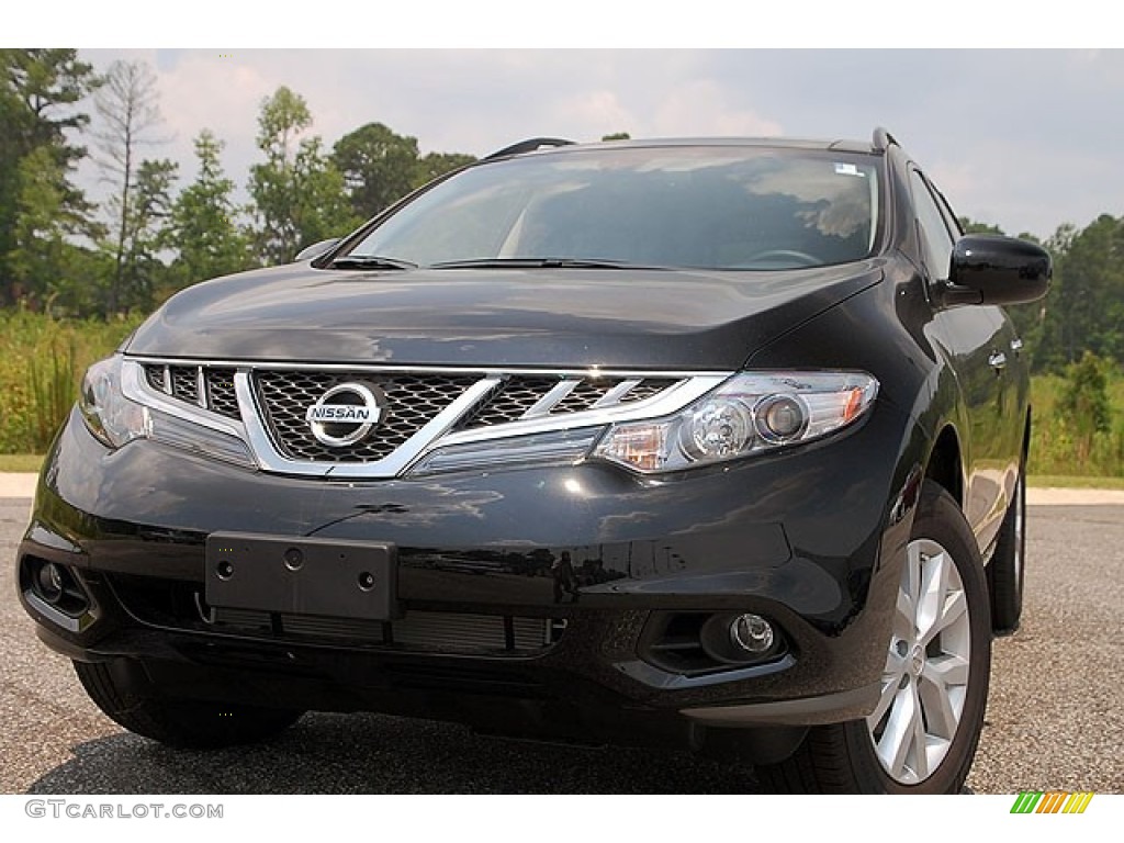 2012 Murano SL AWD - Super Black / Black photo #3