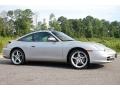 Arctic Silver Metallic 2003 Porsche 911 Targa Exterior