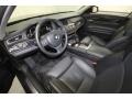 Black Nappa Leather Prime Interior Photo for 2009 BMW 7 Series #69915515