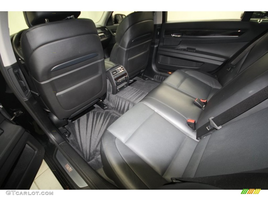 2009 BMW 7 Series 750Li Sedan Rear Seat Photo #69915653
