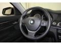 Black Nappa Leather Steering Wheel Photo for 2009 BMW 7 Series #69915683