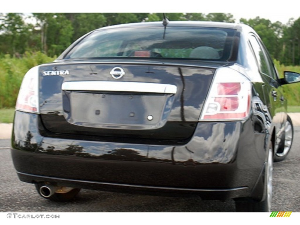 2010 Sentra 2.0 S - Espresso Black Metallic / Charcoal photo #3