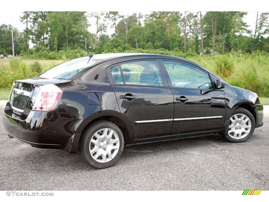 2010 Sentra 2.0 S - Espresso Black Metallic / Charcoal photo #4