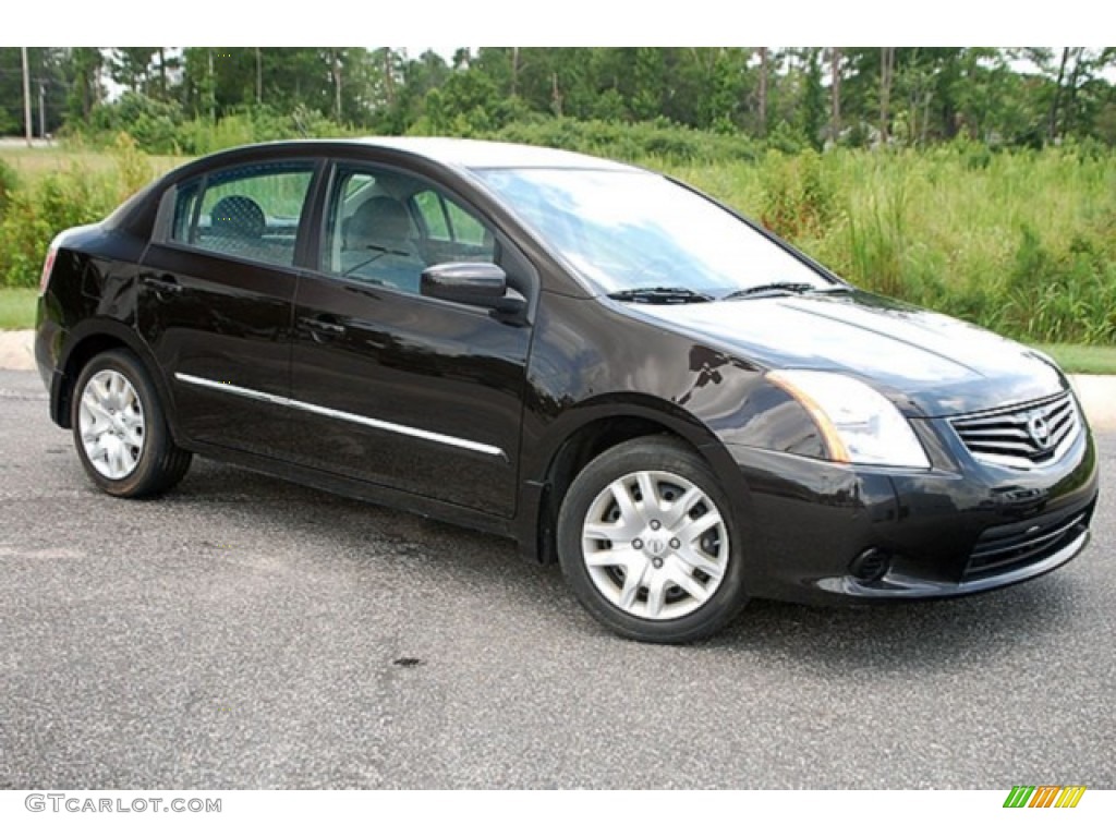2010 Sentra 2.0 S - Espresso Black Metallic / Charcoal photo #5