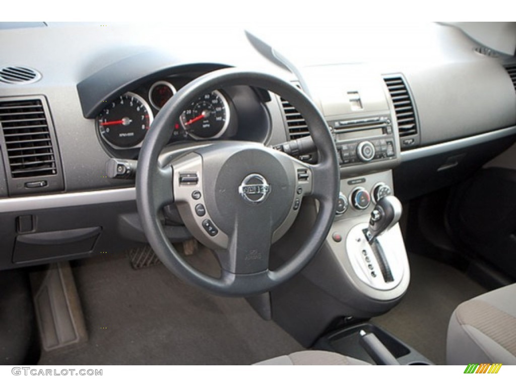 2010 Sentra 2.0 S - Espresso Black Metallic / Charcoal photo #8