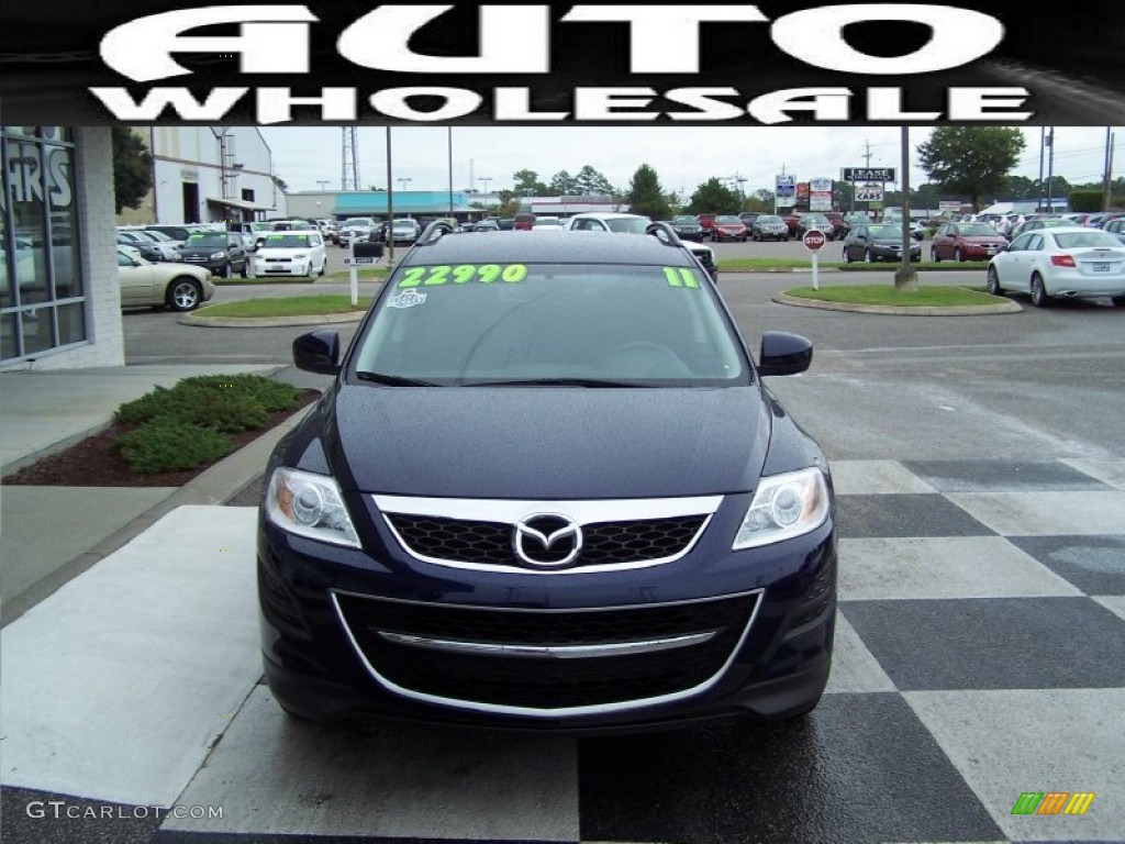 2011 CX-9 Sport - Stormy Blue Mica / Black photo #2