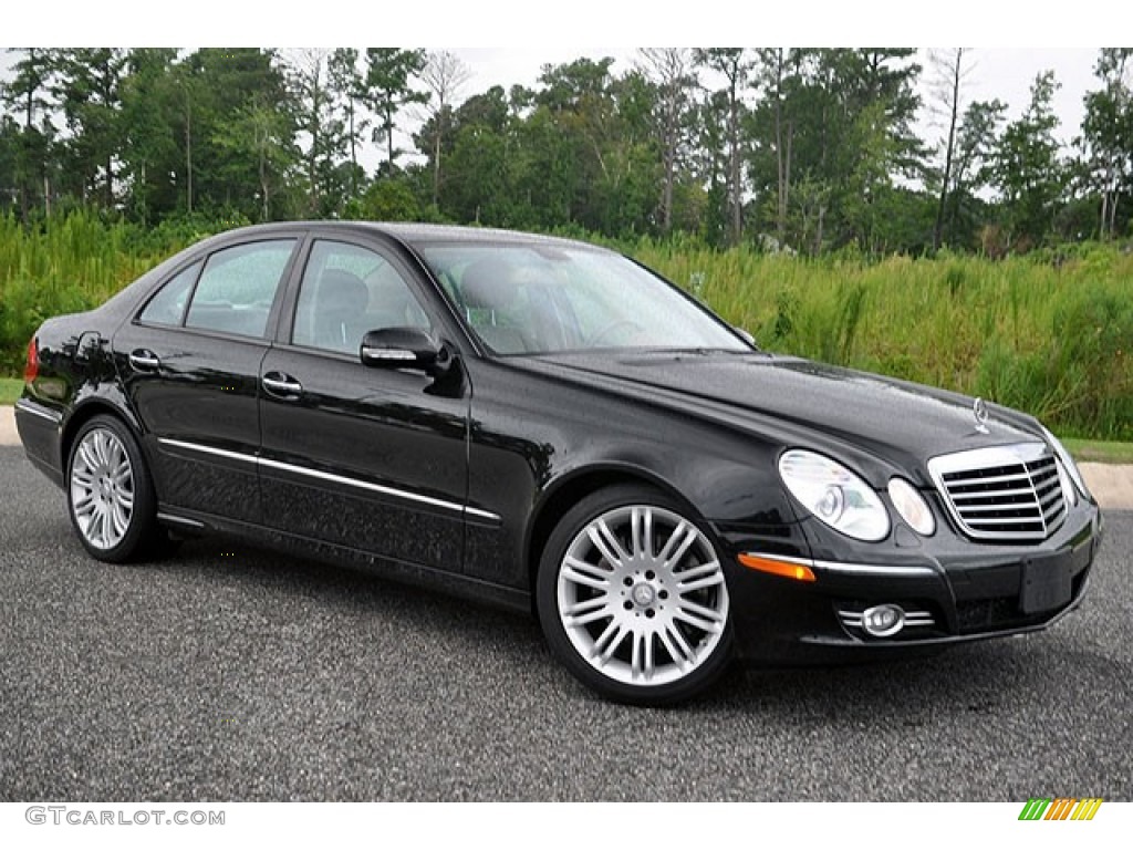 Black 2008 Mercedes-Benz E 350 Sedan Exterior Photo #69918131