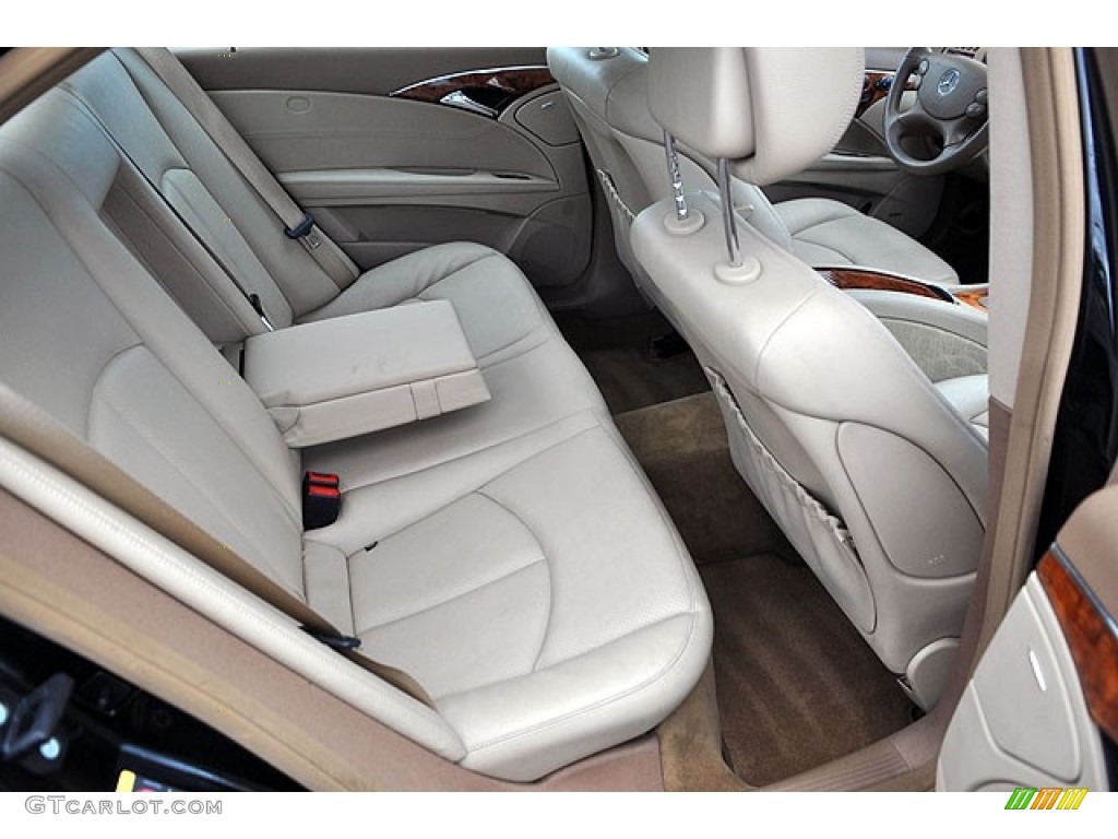 Sahara Beige/Black Interior 2008 Mercedes-Benz E 350 Sedan Photo #69918206
