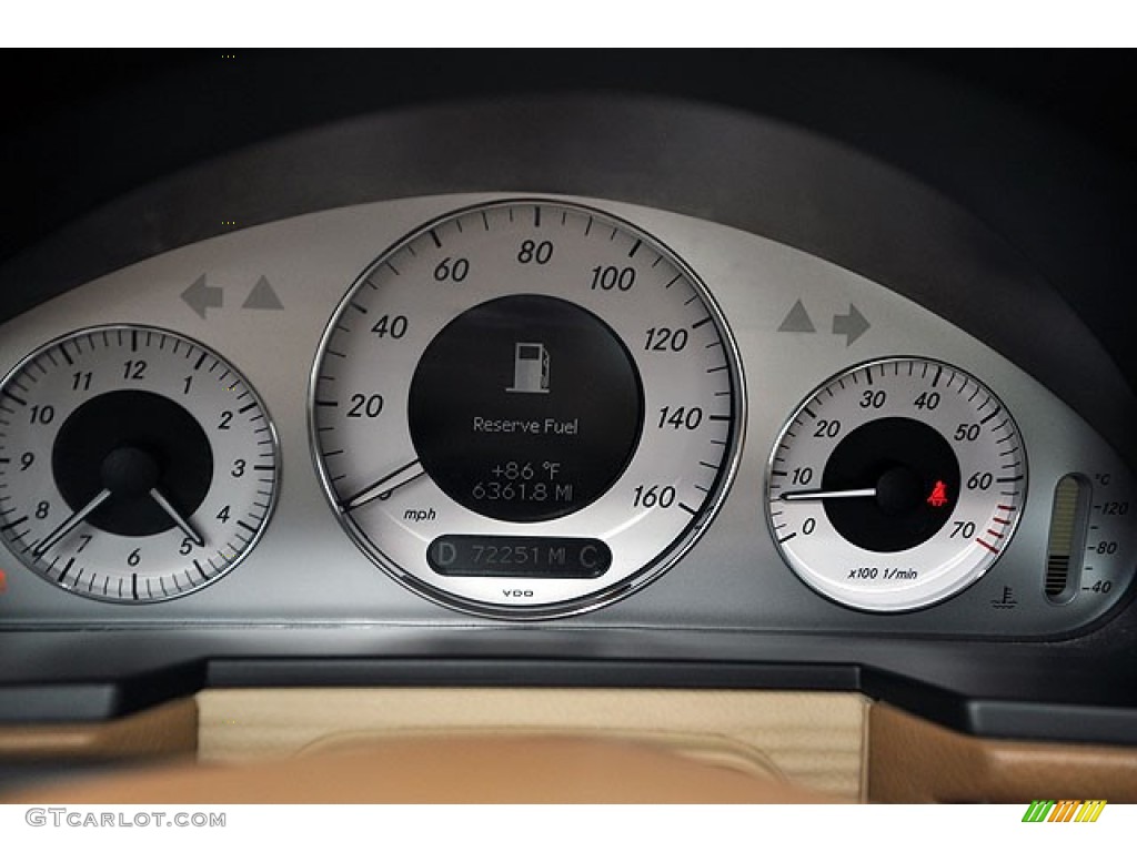 2008 Mercedes-Benz E 350 Sedan Gauges Photo #69918268