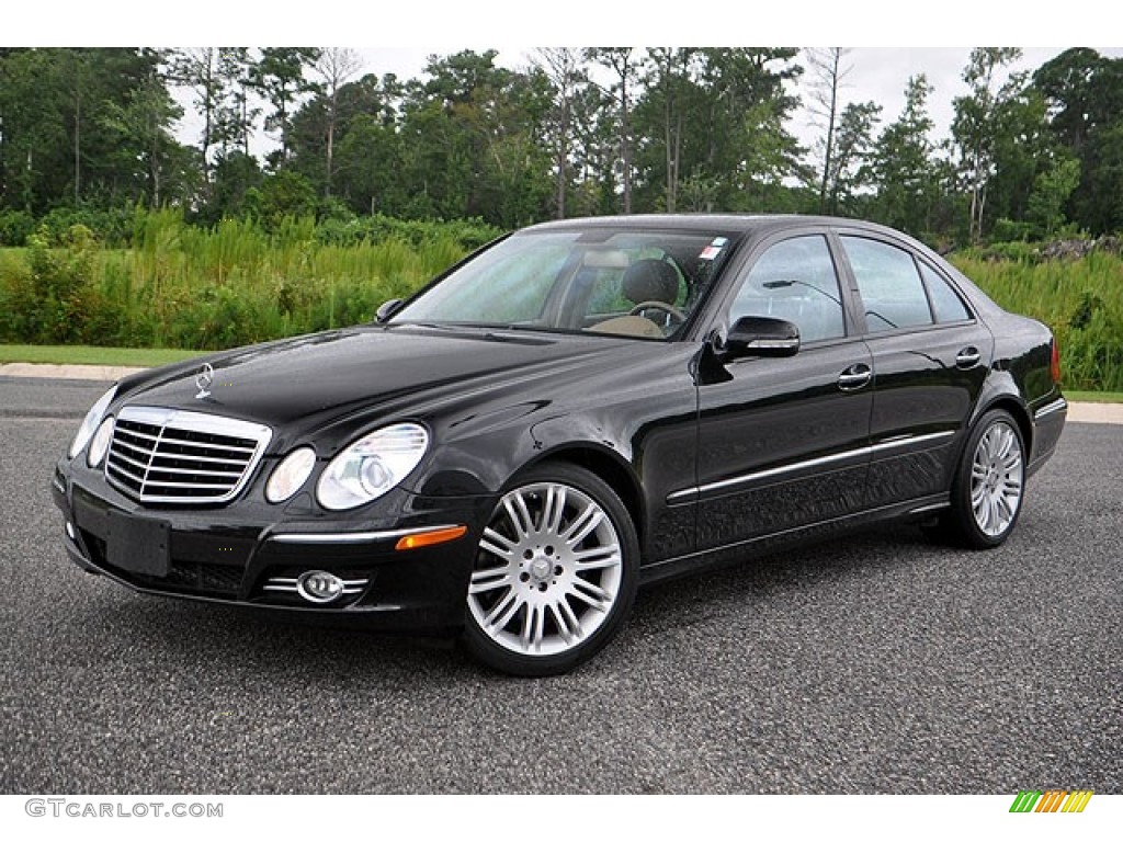Black 2008 Mercedes-Benz E 350 Sedan Exterior Photo #69918287