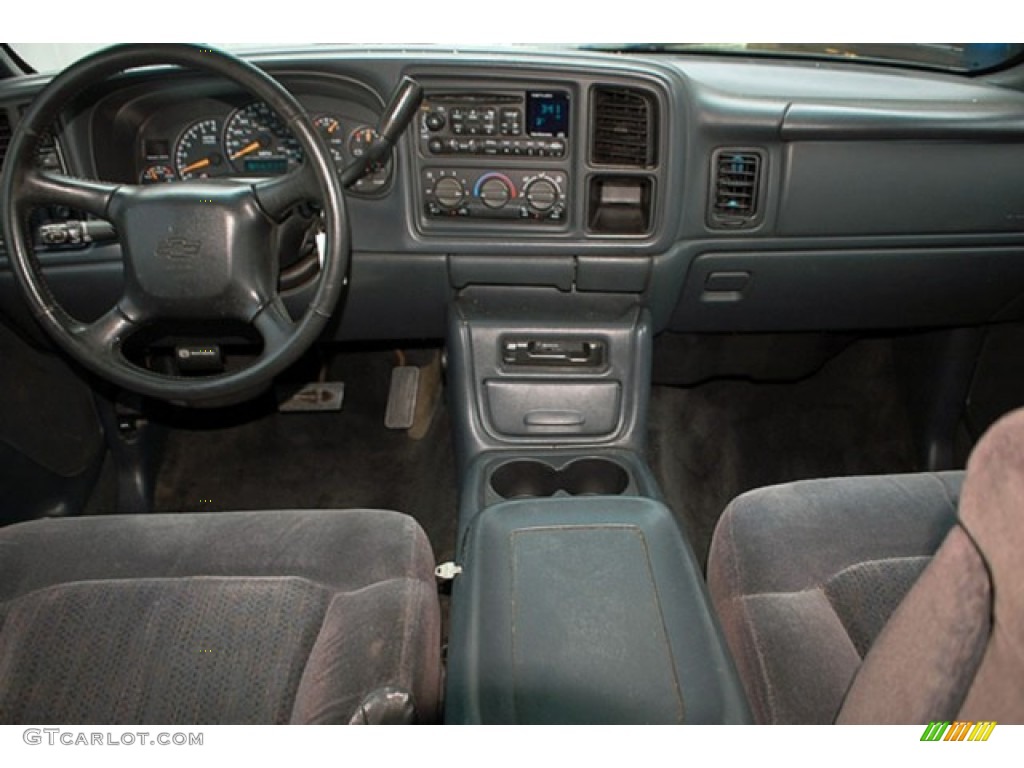 2001 Silverado 2500HD LS Crew Cab 4x4 - Forest Green Metallic / Graphite photo #11