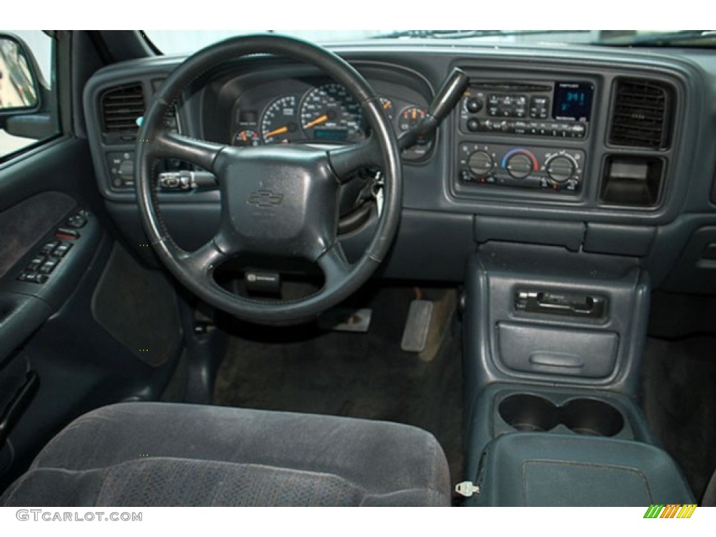 2001 Silverado 2500HD LS Crew Cab 4x4 - Forest Green Metallic / Graphite photo #12