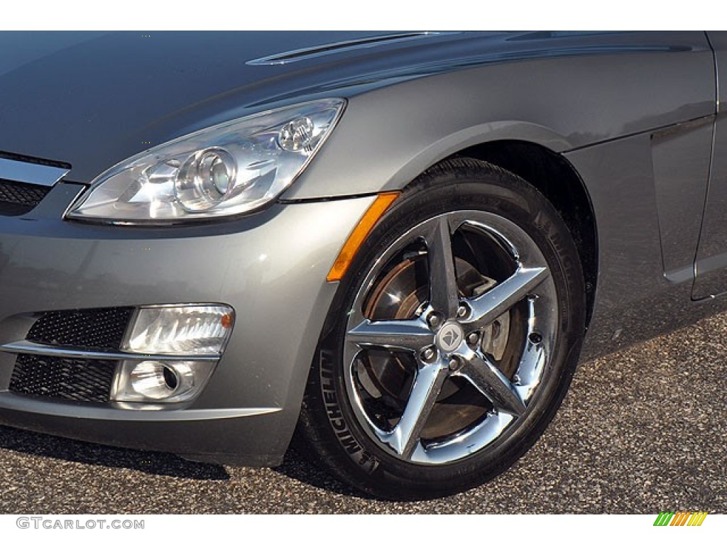 2007 Sky Roadster - Silver Graphite / Black photo #2