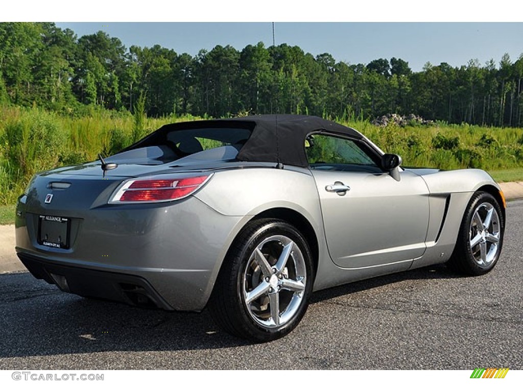 2007 Sky Roadster - Silver Graphite / Black photo #6