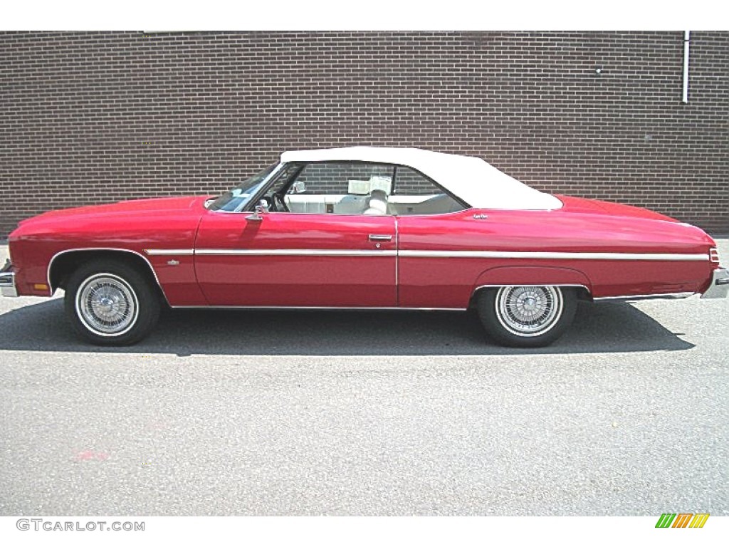 Red 1975 Chevrolet Caprice Classic Convertible Exterior Photo #69919646