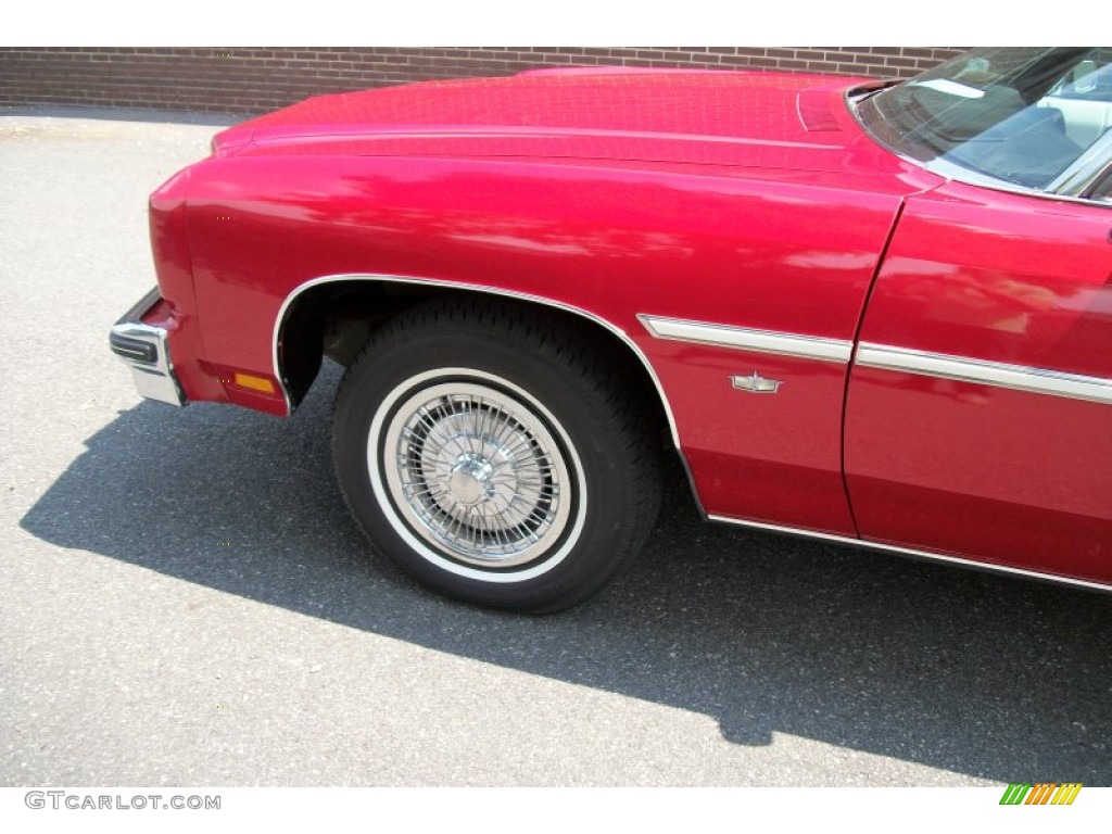 1975 Caprice Classic Convertible - Red / White photo #2