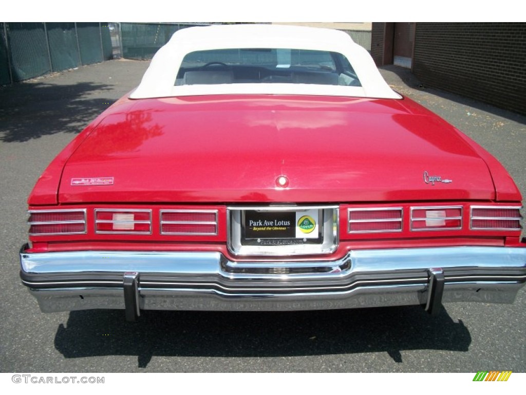 1975 Caprice Classic Convertible - Red / White photo #5