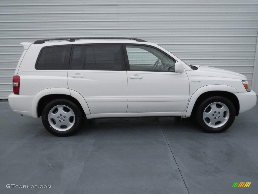2004 Highlander Limited V6 - Super White / Ivory photo #2
