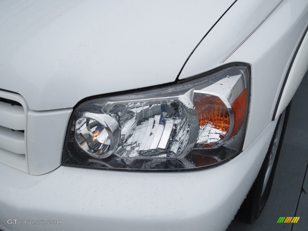 2004 Highlander Limited V6 - Super White / Ivory photo #8