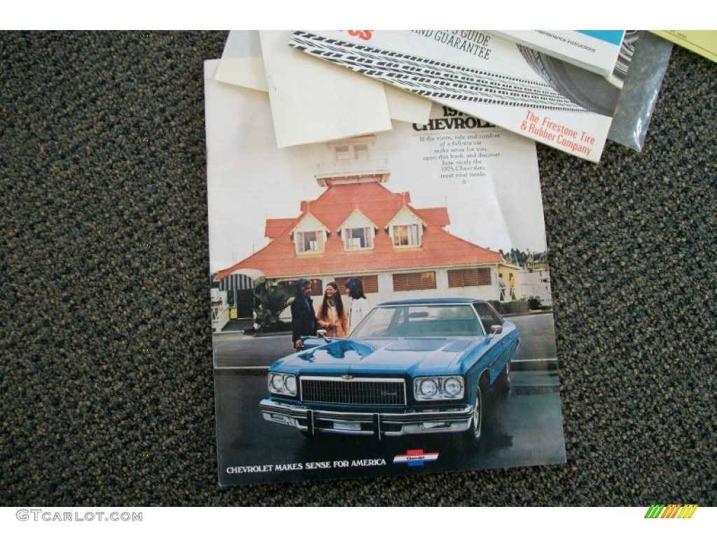 1975 Chevrolet Caprice Classic Convertible Books/Manuals Photo #69920270