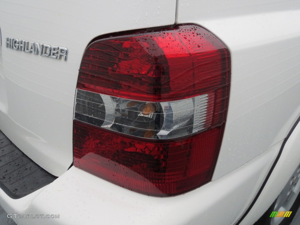 2004 Highlander Limited V6 - Super White / Ivory photo #12