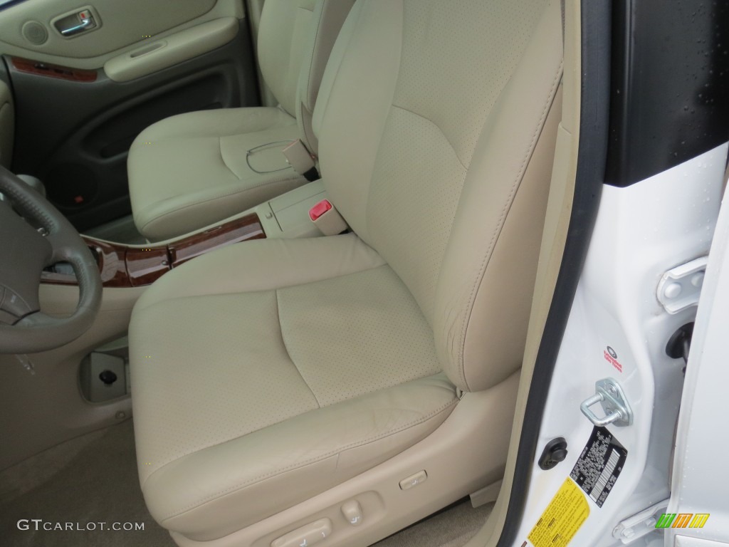 2004 Highlander Limited V6 - Super White / Ivory photo #29