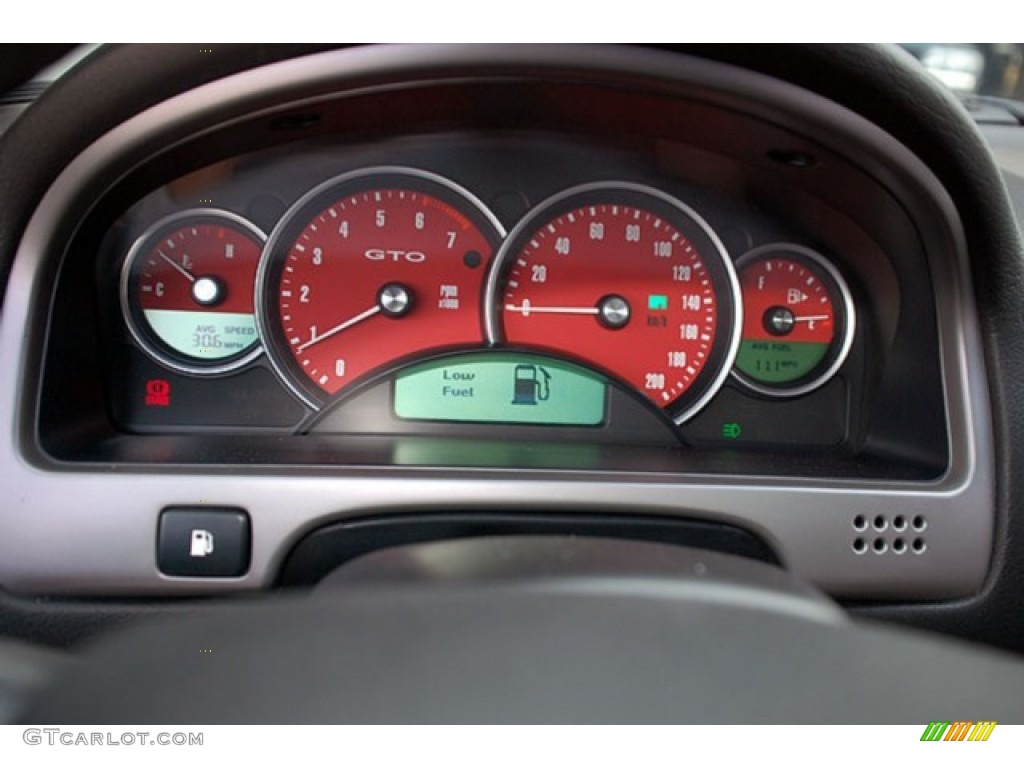 2004 Pontiac GTO Coupe Gauges Photo #69920813