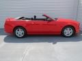 2013 Race Red Ford Mustang V6 Convertible  photo #1