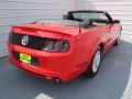 2013 Race Red Ford Mustang V6 Convertible  photo #3