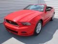 2013 Race Red Ford Mustang V6 Convertible  photo #5