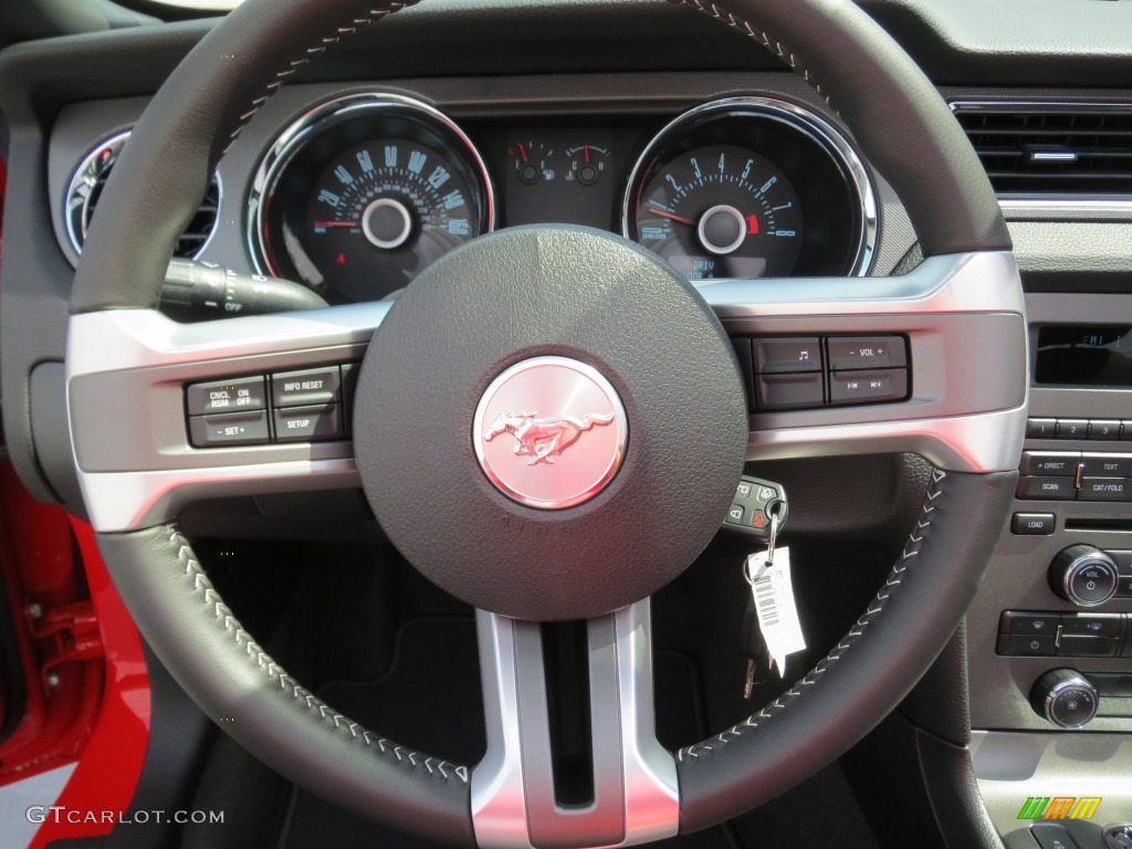 2013 Mustang V6 Convertible - Race Red / Charcoal Black photo #22