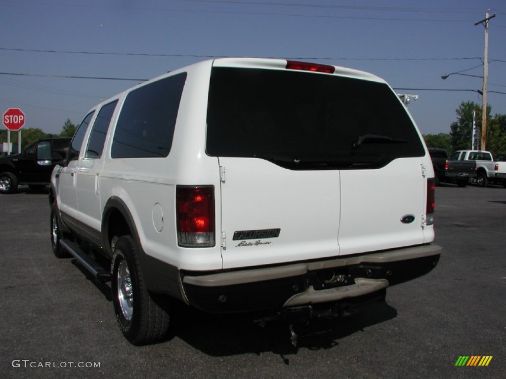 2004 Excursion Eddie Bauer 4x4 - Oxford White / Medium Parchment photo #9