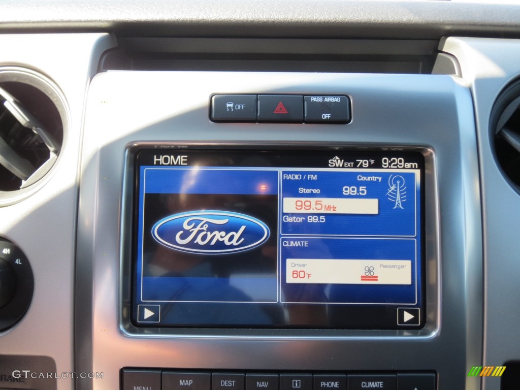 2012 Ford F150 SVT Raptor SuperCrew 4x4 Controls Photo #69921956