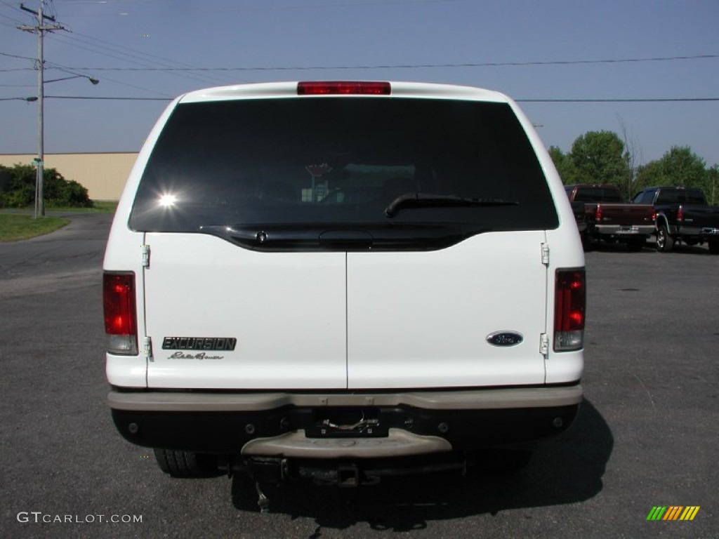 2004 Excursion Eddie Bauer 4x4 - Oxford White / Medium Parchment photo #10