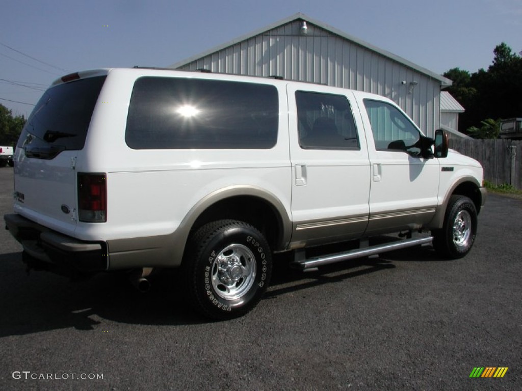 2004 Excursion Eddie Bauer 4x4 - Oxford White / Medium Parchment photo #12