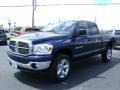 2007 Patriot Blue Pearl Dodge Ram 1500 SLT Quad Cab 4x4  photo #10