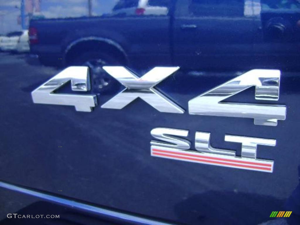 2007 Ram 1500 SLT Quad Cab 4x4 - Patriot Blue Pearl / Medium Slate Gray photo #13
