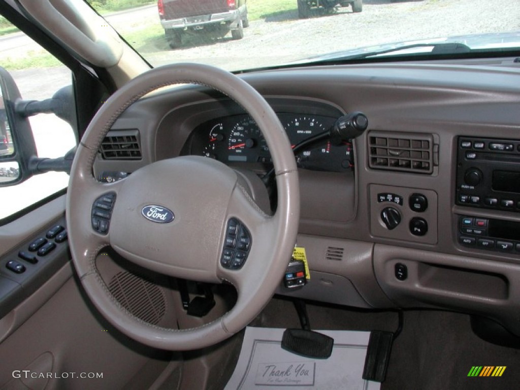 2004 Excursion Eddie Bauer 4x4 - Oxford White / Medium Parchment photo #124