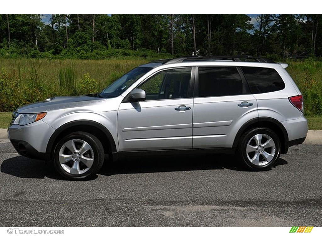 2009 Forester 2.5 XT Limited - Spark Silver Metallic / Black photo #1