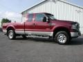 2005 Dark Toreador Red Metallic Ford F250 Super Duty FX4 SuperCab 4x4  photo #17