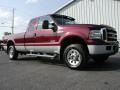 2005 Dark Toreador Red Metallic Ford F250 Super Duty FX4 SuperCab 4x4  photo #18