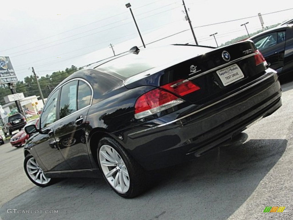 2007 7 Series 750i Sedan - Monaco Blue Metallic / Beige photo #4