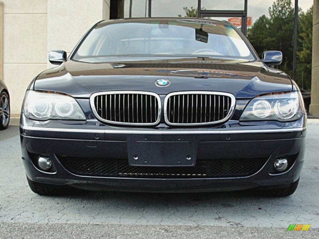 2007 7 Series 750i Sedan - Monaco Blue Metallic / Beige photo #5