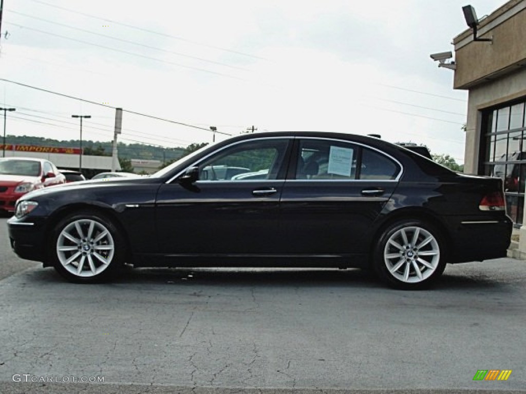 2007 7 Series 750i Sedan - Monaco Blue Metallic / Beige photo #6
