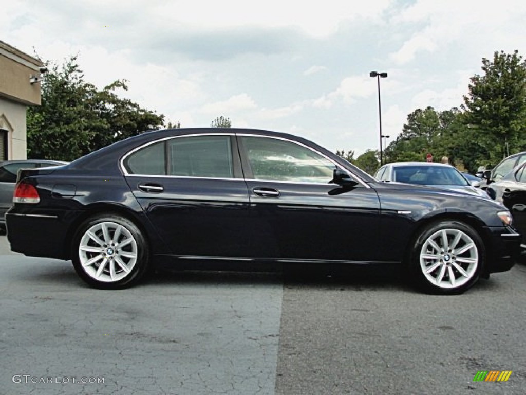 2007 7 Series 750i Sedan - Monaco Blue Metallic / Beige photo #8